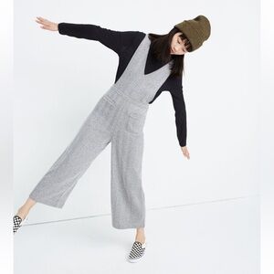 Madewell Herringbone V-Neck Overalls / Jumpsuit